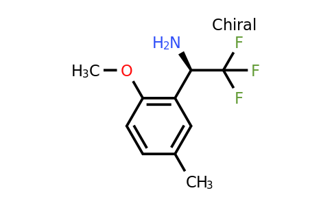 CAS 1213639-72-5 | (R)-2,2,2-Trifluoro-1-(2-methoxy-5-methyl-phenyl)-ethylamine