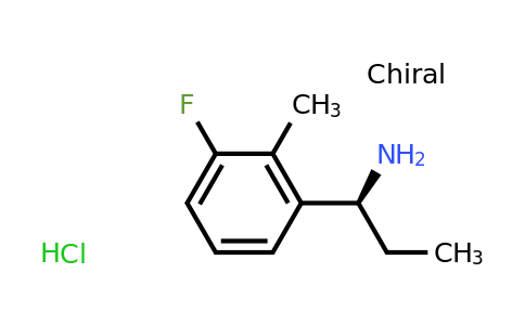 CAS 1213651-35-4 | (S)-1-(3-Fluoro-2-methylphenyl)propan-1-amine hydrochloride