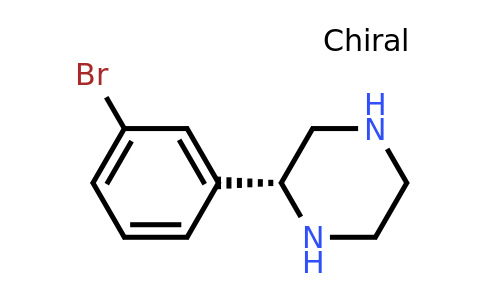CAS 1213667-18-5 | (2R)-2-(3-Bromophenyl)piperazine