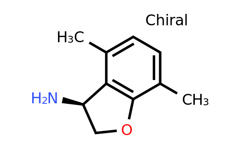 CAS 1213667-36-7 | (S)-4,7-Dimethyl-2,3-dihydrobenzofuran-3-amine