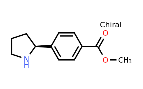 CAS 1213676-58-4 | methyl 4-[(2S)-pyrrolidin-2-yl]benzoate