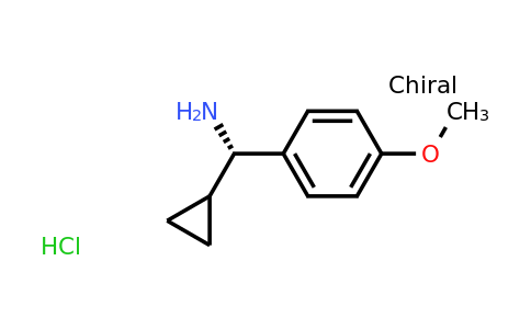 CAS 1213693-68-5 | (S)-Cyclopropyl(4-methoxyphenyl)methanamine hydrochloride