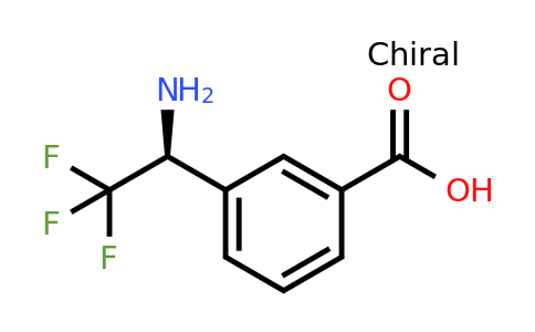 CAS 1213828-28-4 | (S)-3-(1-Amino-2,2,2-trifluoroethyl)benzoic acid