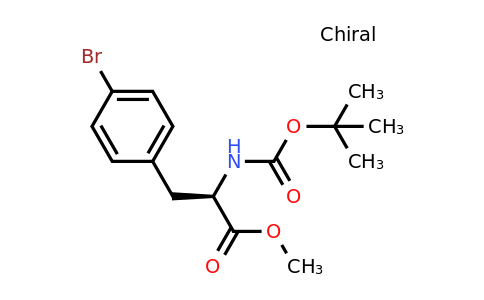CAS 1213855-60-7 | (R)-Methyl 3-(4-bromophenyl)-2-((tert-butoxycarbonyl)amino)propanoate