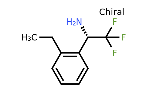 CAS 1213863-26-3 | (S)-1-(2-Ethyl-phenyl)-2,2,2-trifluoro-ethylamine