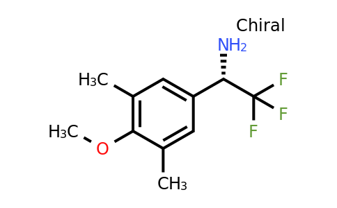 CAS 1213871-13-6 | (S)-2,2,2-Trifluoro-1-(4-methoxy-3,5-dimethyl-phenyl)-ethylamine