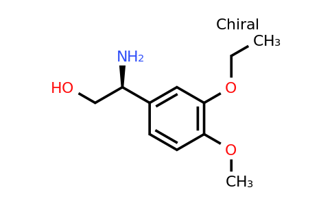 CAS 1213876-98-2 | (S)-2-Amino-2-(3-ethoxy-4-methoxyphenyl)ethanol