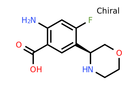 CAS 1213878-66-0 | (S)-2-Amino-4-fluoro-5-morpholin-3-yl-benzoic acid