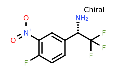CAS 1213900-43-6 | (S)-2,2,2-Trifluoro-1-(4-fluoro-3-nitro-phenyl)-ethylamine