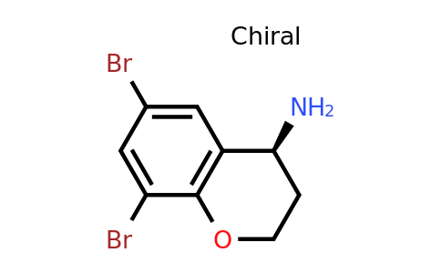 CAS 1213943-03-3 | (4S)-6,8-dibromo-3,4-dihydro-2H-1-benzopyran-4-amine