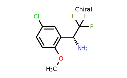CAS 1213956-30-9 | (R)-1-(5-Chloro-2-methoxy-phenyl)-2,2,2-trifluoro-ethylamine