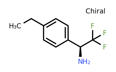 CAS 1213976-90-9 | (S)-1-(4-Ethyl-phenyl)-2,2,2-trifluoro-ethylamine