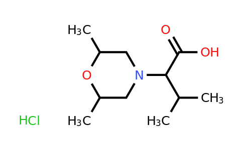 CAS 1214108-42-5 | 2-(2,6-Dimethylmorpholin-4-yl)-3-methylbutanoic acid hydrochloride