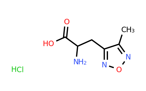 CAS 1214239-55-0 | 2-Amino-3-(4-methyl-1,2,5-oxadiazol-3-yl)propanoic acid hydrochloride