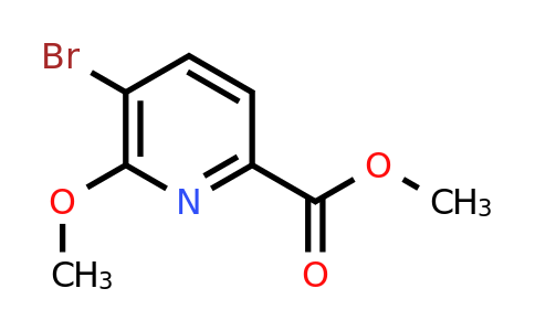 CAS 1214329-07-3 | methyl 5-bromo-6-methoxy-pyridine-2-carboxylate