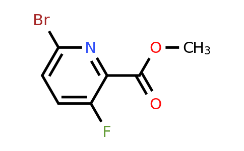 CAS 1214332-47-4 | methyl 6-bromo-3-fluoropyridine-2-carboxylate
