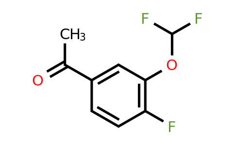 CAS 1214333-01-3 | 1-(3-(Difluoromethoxy)-4-fluorophenyl)ethanone