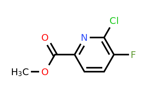 CAS 1214337-05-9 | methyl 6-chloro-5-fluoro-pyridine-2-carboxylate