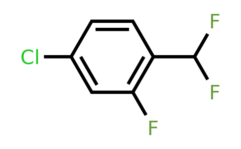 CAS 1214337-46-8 | 4-Chloro-1-(difluoromethyl)-2-fluorobenzene