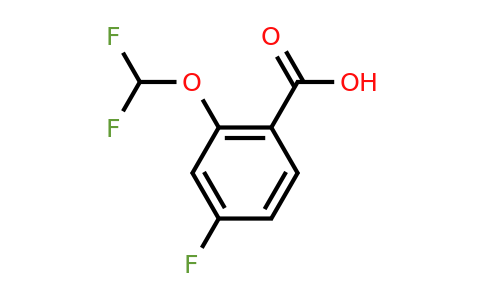 CAS 1214347-60-0 | 2-(difluoromethoxy)-4-fluorobenzoic acid