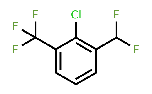 CAS 1214347-72-4 | 2-Chloro-1-(difluoromethyl)-3-(trifluoromethyl)benzene