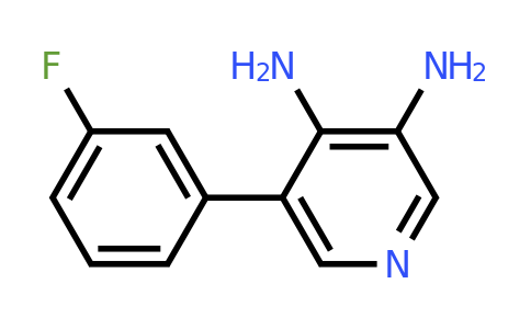 CAS 1214358-61-8 | 5-(3-Fluorophenyl)pyridine-3,4-diamine