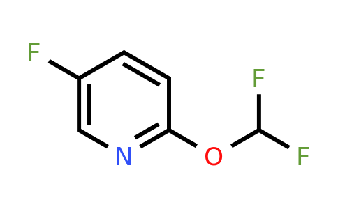 CAS 1214360-67-4 | 2-(Difluoromethoxy)-5-fluoropyridine
