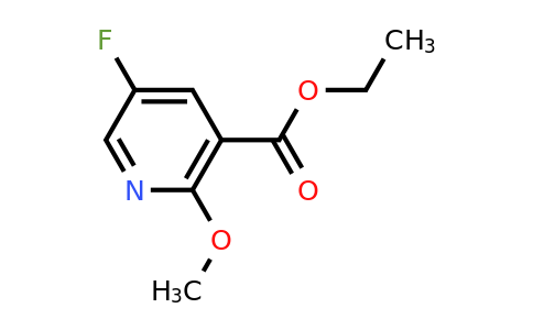 CAS 1214363-86-6 | Ethyl 5-fluoro-2-methoxynicotinate