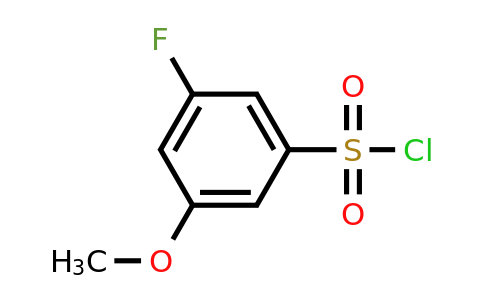 3-Fluoro-5-methoxybenzenesulfonyl chloride