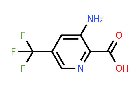 CAS 1214370-77-0 | 3-Amino-5-(trifluoromethyl)pyridine-2-carboxylic acid