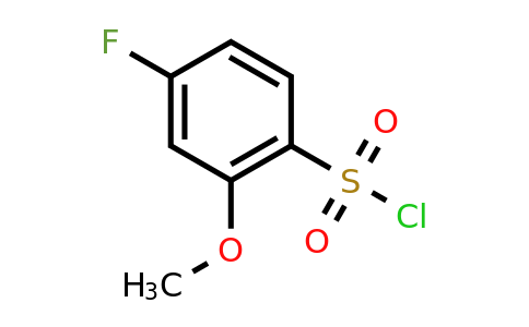 CAS 1214377-19-1 | 4-fluoro-2-methoxybenzene-1-sulfonyl chloride