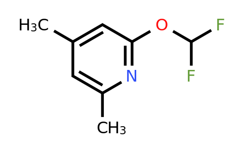 CAS 1214379-04-0 | 2-(Difluoromethoxy)-4,6-dimethylpyridine