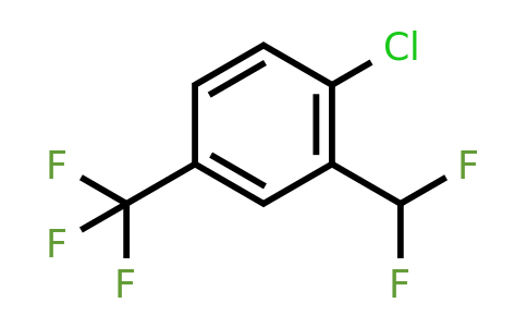 CAS 1214383-34-2 | 1-Chloro-2-(difluoromethyl)-4-(trifluoromethyl)benzene