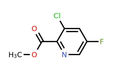 CAS 1214387-31-1 | 3-Chloro-5-fluoro-pyridine-2-carboxylic acid methyl ester