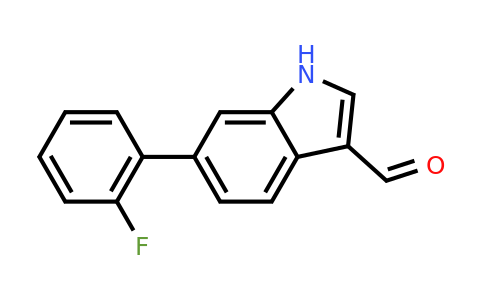 CAS 1214390-97-2 | 6-(2-Fluorophenyl)-1H-indole-3-carbaldehyde