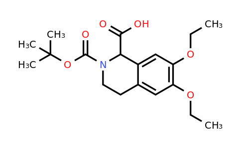 CAS 1214645-14-3 | 6,7-Diethoxy-3,4-dihydro-1H-isoquinoline-1,2-dicarboxylic acid 2-tert-butyl ester