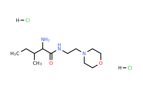 CAS 1214672-15-7 | 2-Amino-3-methyl-N-[2-(morpholin-4-yl)ethyl]pentanamide dihydrochloride