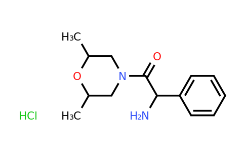 CAS 1214808-81-7 | 2-Amino-1-(2,6-dimethylmorpholin-4-yl)-2-phenylethan-1-one hydrochloride
