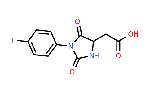 CAS 1214842-25-7 | 2-[1-(4-Fluorophenyl)-2,5-dioxoimidazolidin-4-yl]acetic acid