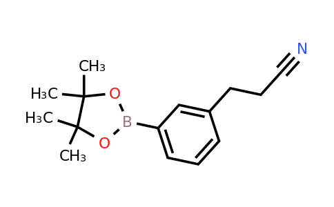 CAS 1214900-09-0 | 3-(3-(4,4,5,5-Tetramethyl-1,3,2-dioxaborolan-2-YL)phenyl)propanenitrile
