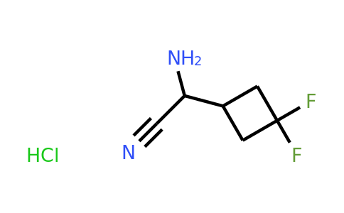 CAS 1215071-18-3 | 2-Amino-2-(3,3-difluorocyclobutyl)acetonitrile hydrochloride