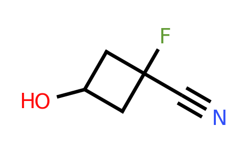 1-Fluoro-3-hydroxycyclobutanecarbonitrile