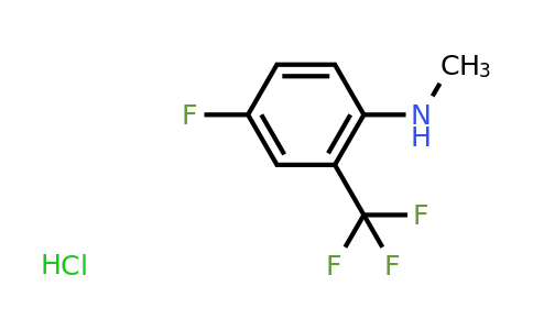 CAS 1215205-13-2 | 4-Fluoro-N-methyl-2-(trifluoromethyl)aniline hydrochloride