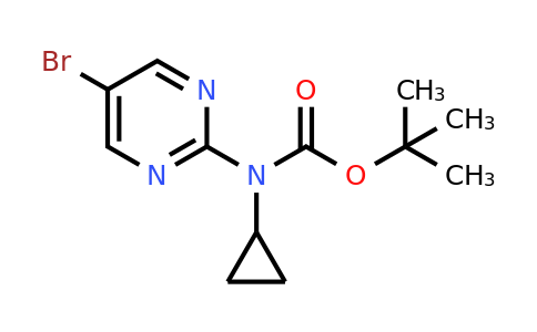 CAS 1215205-89-2 | tert-Butyl (5-bromopyrimidin-2-yl)(cyclopropyl)carbamate