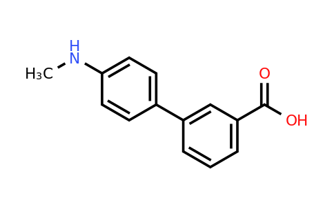 CAS 1215206-62-4 | 4'-(Methylamino)biphenyl-3-carboxylic acid