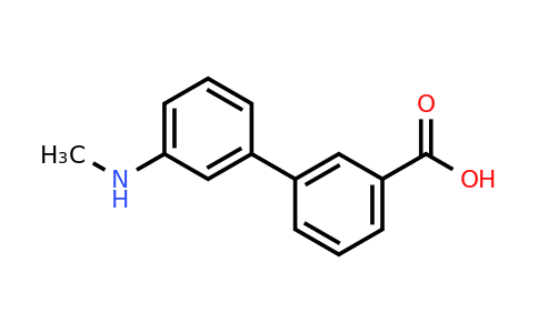 CAS 1215206-63-5 | 3'-(Methylamino)biphenyl-3-carboxylic acid