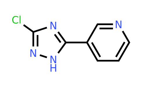CAS 1215295-94-5 | 3-(3-Chloro-1H-1,2,4-triazol-5-yl)pyridine
