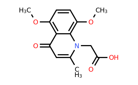 CAS 1215319-96-2 | 2-(5,8-Dimethoxy-2-methyl-4-oxoquinolin-1(4H)-yl)acetic acid