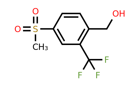 [4-methanesulfonyl-2-(trifluoromethyl)phenyl]methanol