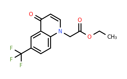 CAS 1215526-40-1 | Ethyl 2-(4-oxo-6-(trifluoromethyl)quinolin-1(4H)-yl)acetate
